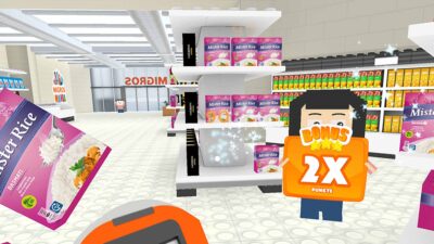 VR Mini Game in virtueller Migros Filiale